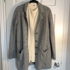 J. Crew Donegal sweater coat